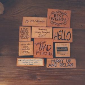 10 Unique Quality Rubber Stamps